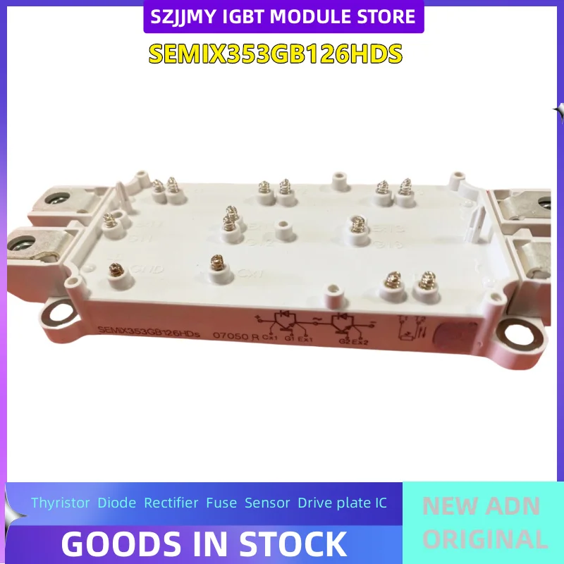 

Совершенно новые точечные модули IGBT SEMIX353GB126V1 SEMIX503GB12VS SEMIX553GB12T4S SEMIX353GB126HDS SEMIX703GB126V1 SEMIX653GB126V3