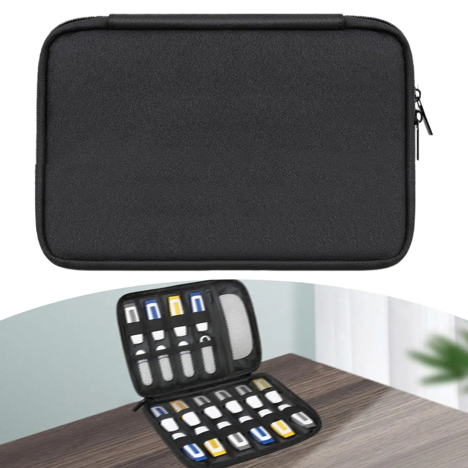 USB Flash Drive Case USB Organizer Thumb Drive Holder Case Electronic Accessories Organizer for Cable USB Memory Stick SD Card image 4