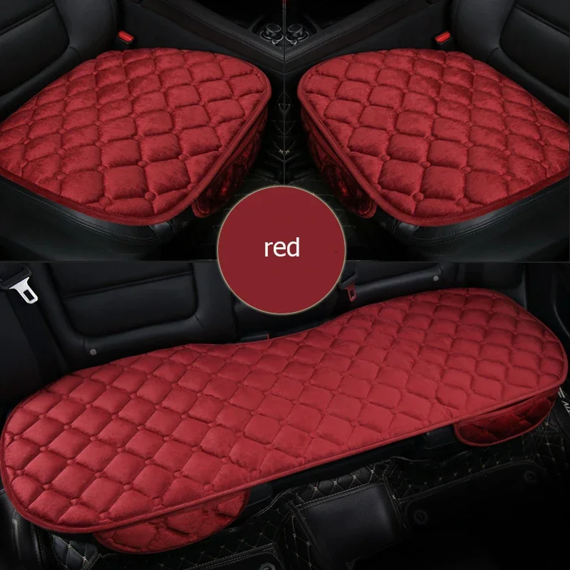 Auto Vorne Hinten Sitz Abdeckung Auto Sitzbezüge Set Wählen Auto Sitzkissen Plüsch Sitz Pad Schutz Automotive Innen Zubehör