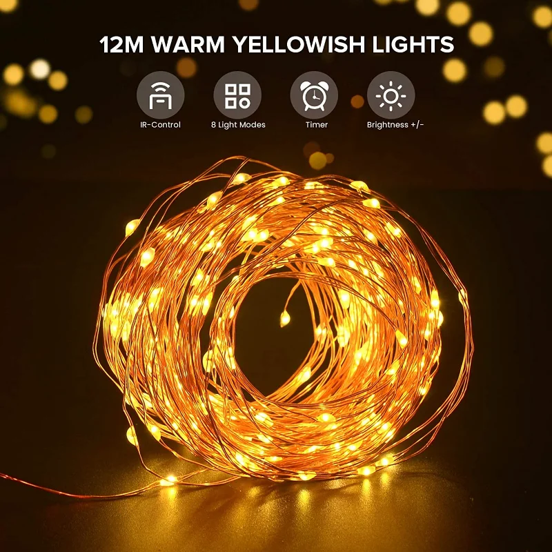 LED Solar Lights String Fairy Light Outdoor Waterproof Christmas Garland Landscape Garden Party Wedding Decor Lights 7M/22M/32M