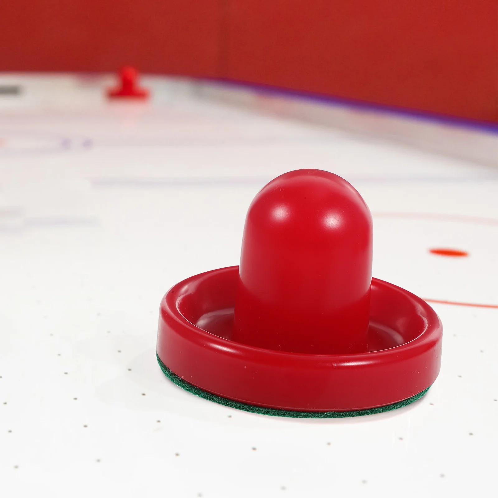 8 pçs 76mm pás de ar substituição design ergonômico para mesas esportes internos empurradores de hóquei de ar conjunto vermelho alças de hóquei pás