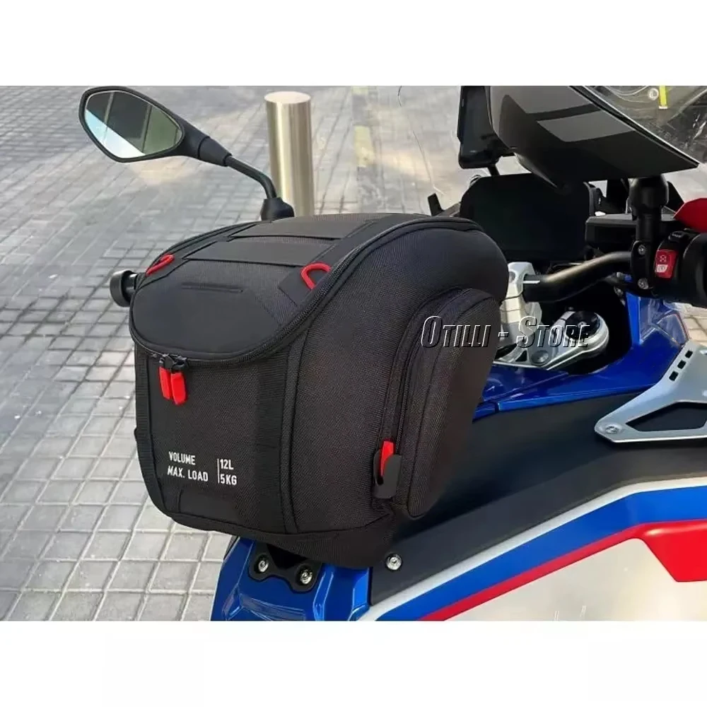 Moto 12L Borsa Da Carro Armato Bagagli Zaino Impermeabile Kit Blocco Rapido Nero Per BMW R1300GS ADV R 1300 GS Adventure 2024 2025