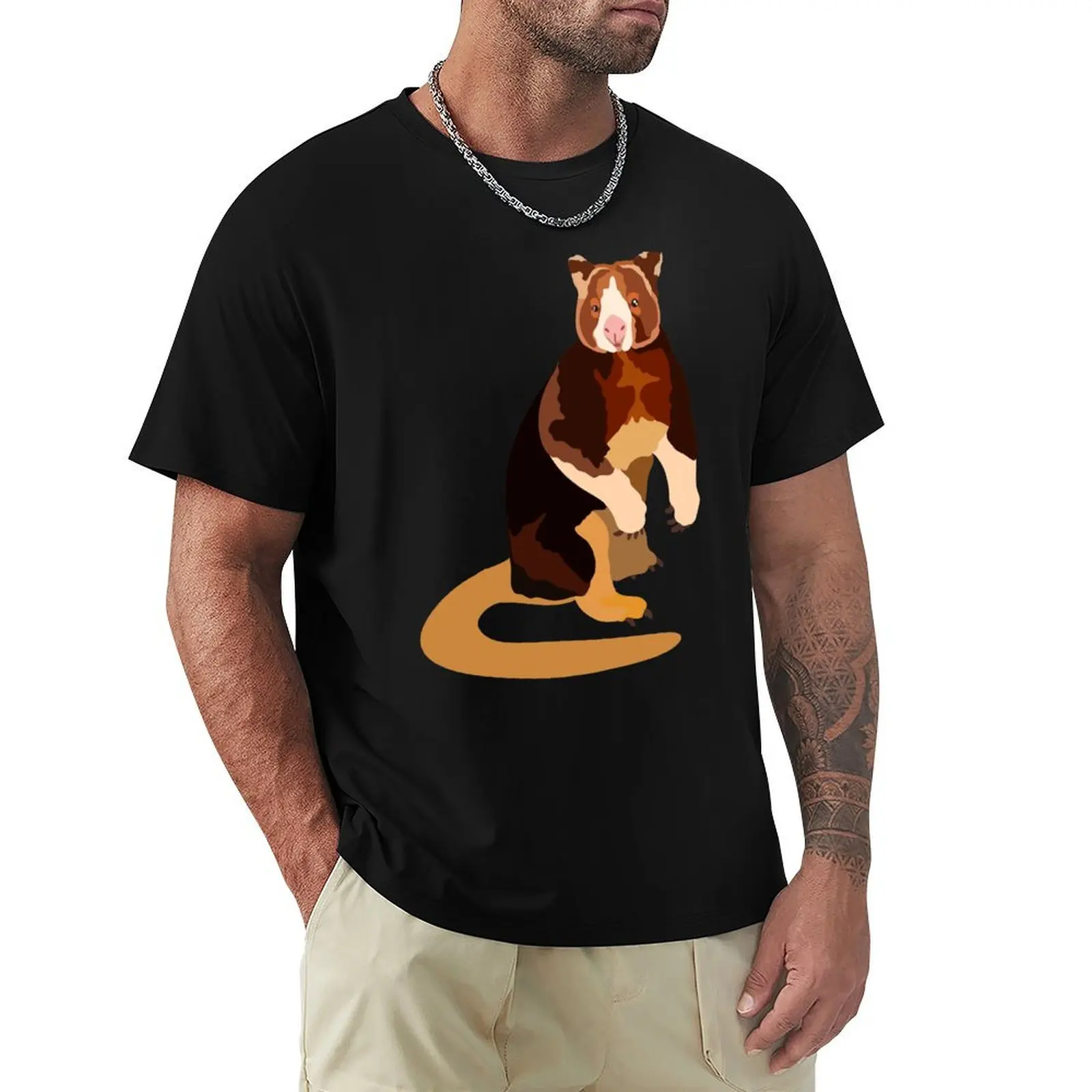 H is for Huon Tree Kangaroo T-Shirt Aesthetic clothing plus size tops tshirts for men