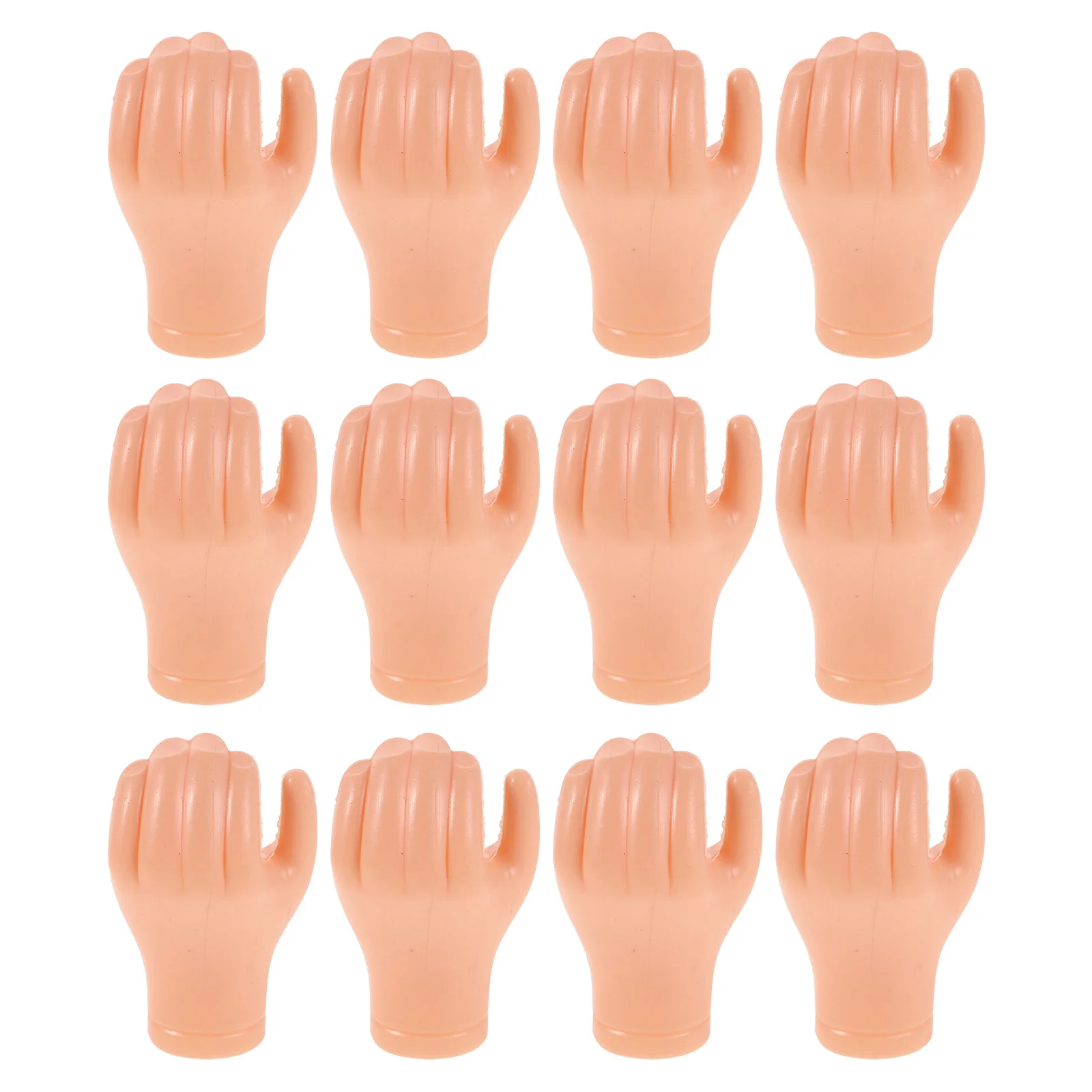 

12Pairs Miniature Hand Accessories Lifelike Texture Easy Installation Removal Ideal for Crafting Roleplaying Puppet Making