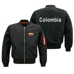 Funny Colombia Military Flight Aviation Men Ma1 Bomber Jacket Outdoor Windproof Man Baseball Coats