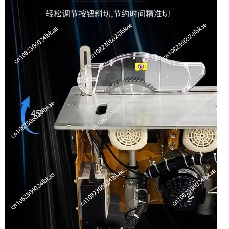 Dust-Free Composite Saw Lifting Multifunctional Woodworking Sliding Saw with Saw Blade Precision Dust-Free without Table