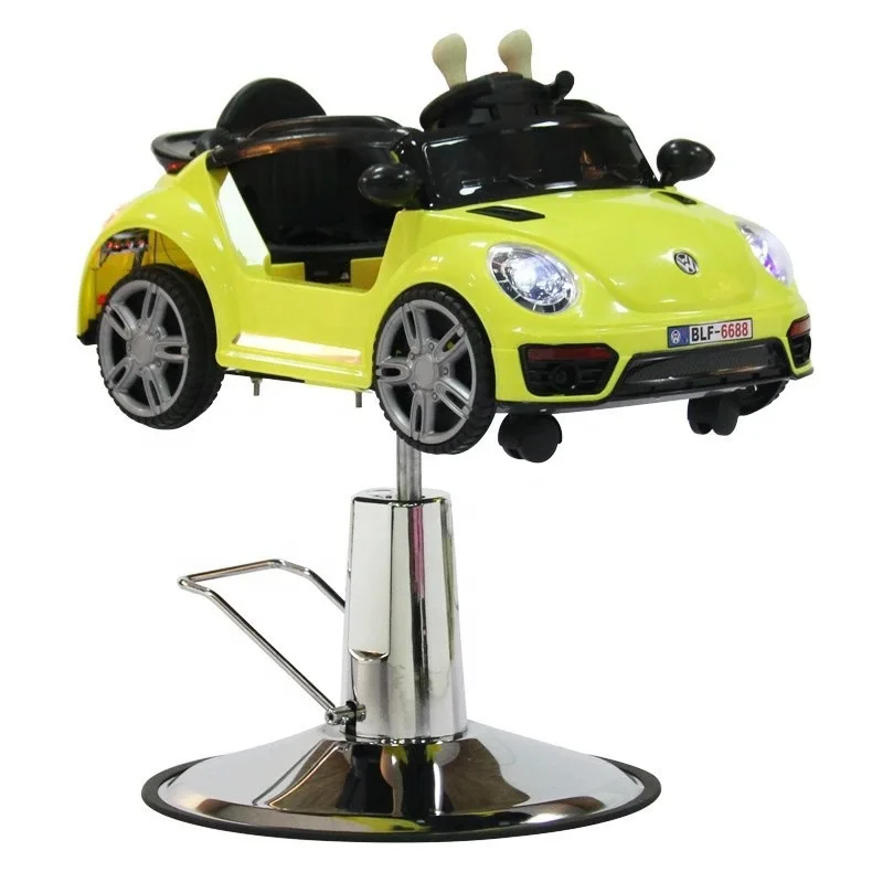 Silla de Peluquería Infantil de Metal Resistente, Silla de Barbería de Juguete para Niños