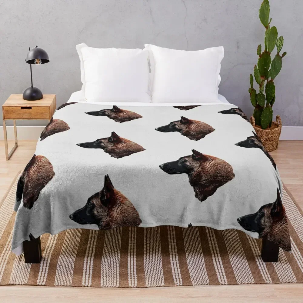 

Belgian Malinois Throw Blanket Soft Solid Color Blanket for Couch Bed