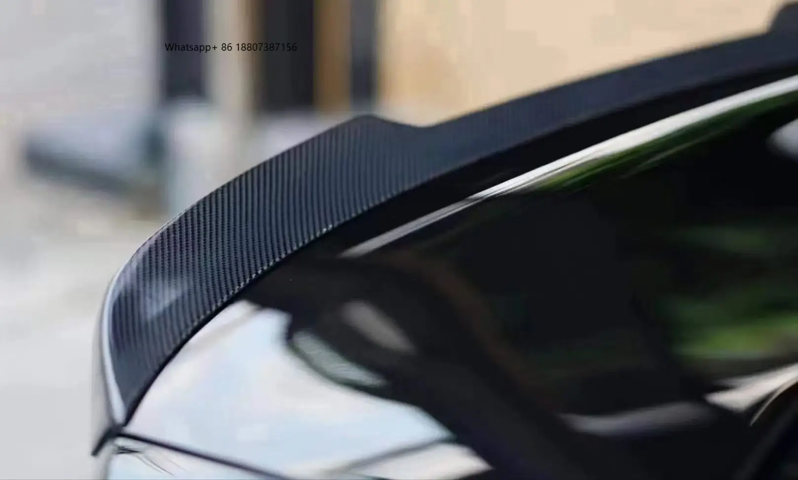 

Yaochi for M3 M4 G80 G82 CS Model Carbon Fiber Dry Rear Wing New Condition Exhaust Bumper Cut-Outs Bolt-On Universal Fitment