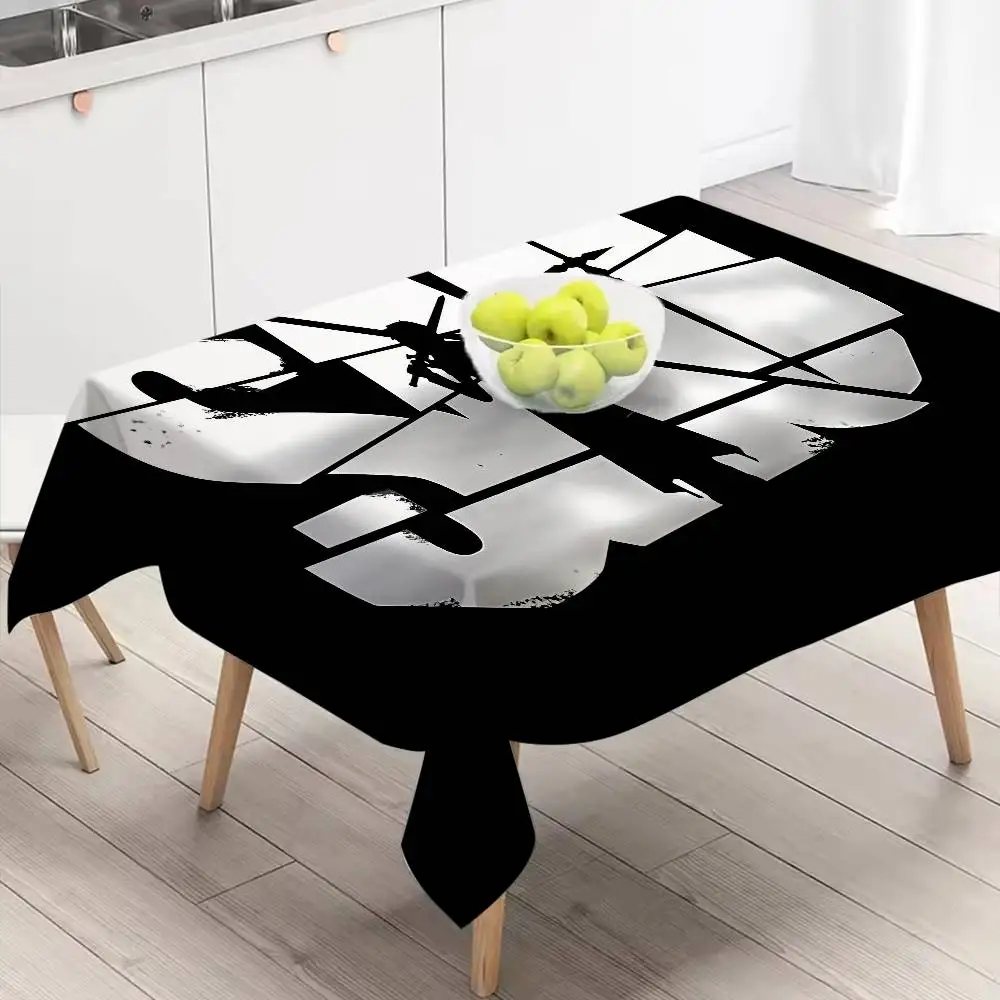 Anime Popular S-Sword Art Online Table Decor Sunset Coastal Table Cloths For Kitchen Dining Table Cloth For Rectangle Tables