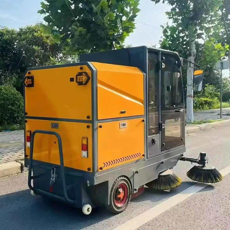 Customized Automatic Mall Suction System Paving Road Sweeper Machine For Commercial Municipal Cleaning