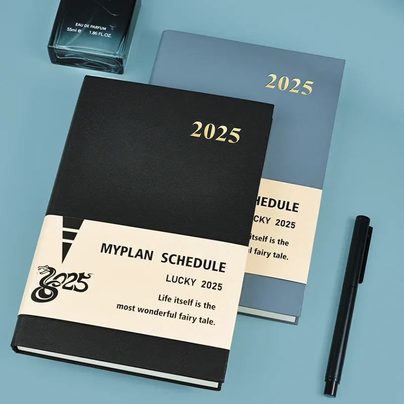 A5 A6 A4 2025 plan book A4 schedule book A5 efficiency manual timeline learning notebook hard surface paper custom logo