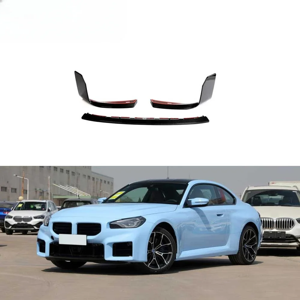 

2Series G87 Prepreg Dry Carbon Fiber Front Bumper Splitter Lip for BMW New G87 M2 Coupe 2024UP