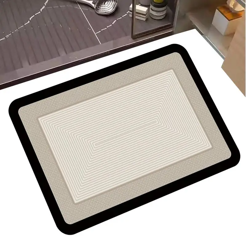 16x24 Inch Kitchen Floor Mat Bedroom Living Room Bedside Quick-Dry  Rug Hallway Soft Washable Carpet Absorbent  Bathroom Doormat