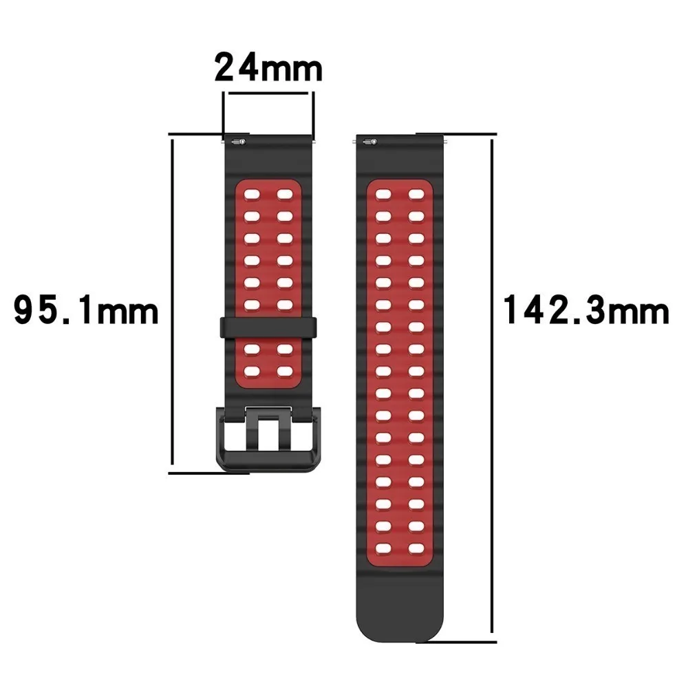 22mm 24mm Ocean Silicone Strap For Huawei GT6 Pro GT6 GT5 GT4 46mm Sport Band For Redmi Watch 5Active For Amazfit Balance GTR 47 - view 6