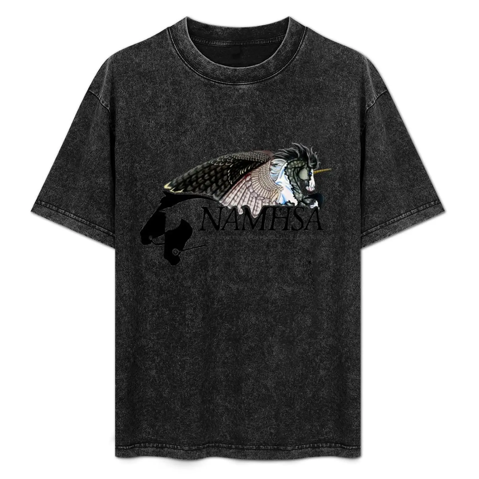 

NAMHSA on Wings T-Shirt summer top Aesthetic clothing for a boy men workout shirt