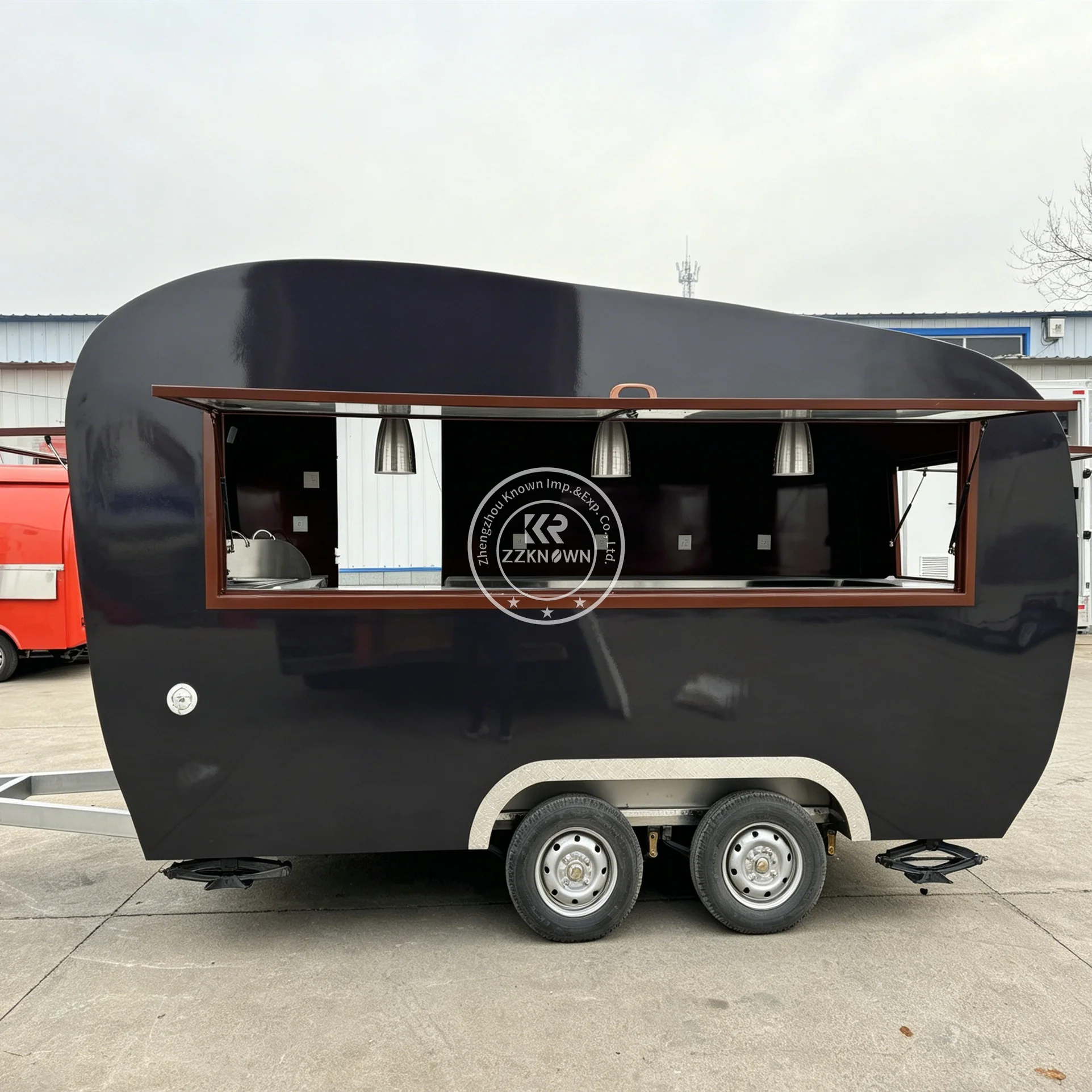 Carrinho de Comida Móvel para  - Coffee Tea Kiosk avaliação e preço