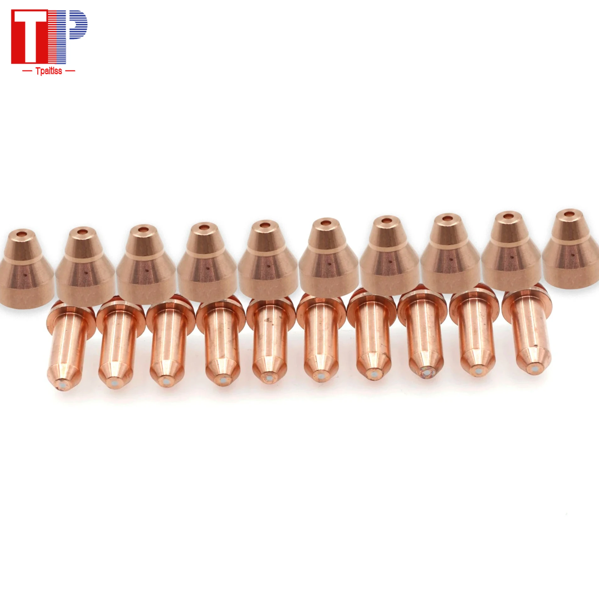 

11.828.203.414 Nozzle 10pcs + 11.828.001.3001 Electrode 130A 10pcs Plasma Cutter Consumable for Kje Llberg Torch