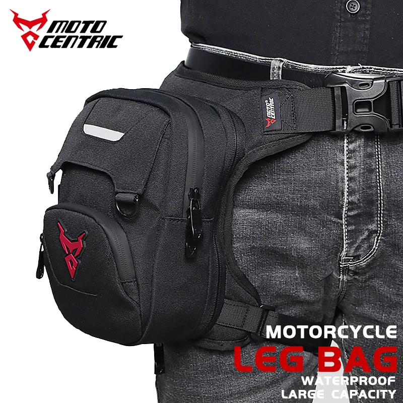 MOTOCENTRICO Borsa da gamba per moto Marsupio Borsa da coscia impermeabile per esterni Viaggio Escursionismo Bicicletta Ciclismo Borsa da fianchi di grande capacità