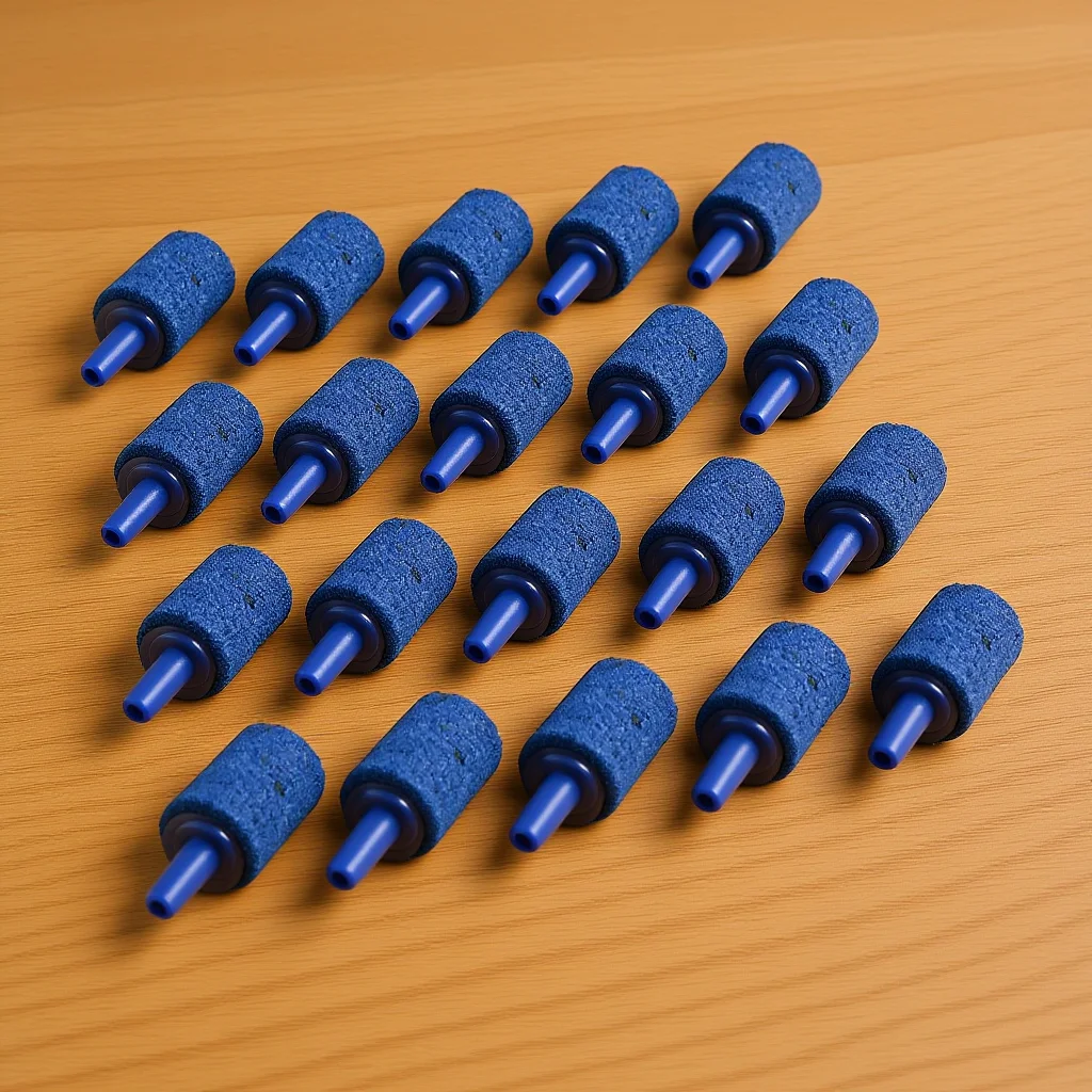 

20Pcs Air Stone Oxygen Bubble Diffuser Mineral Stone for Aquarium Fish Tank Hydroponics Pump Bubble Diffuser Oxygen Supply