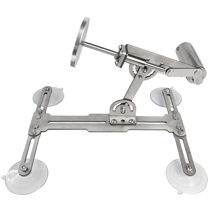 Imagem -03 - Atuador Linear Telescópico com Suporte Dobrável em Ventosa 110v240v Motor Ciclo Alternante Portátil Aço Inoxidável