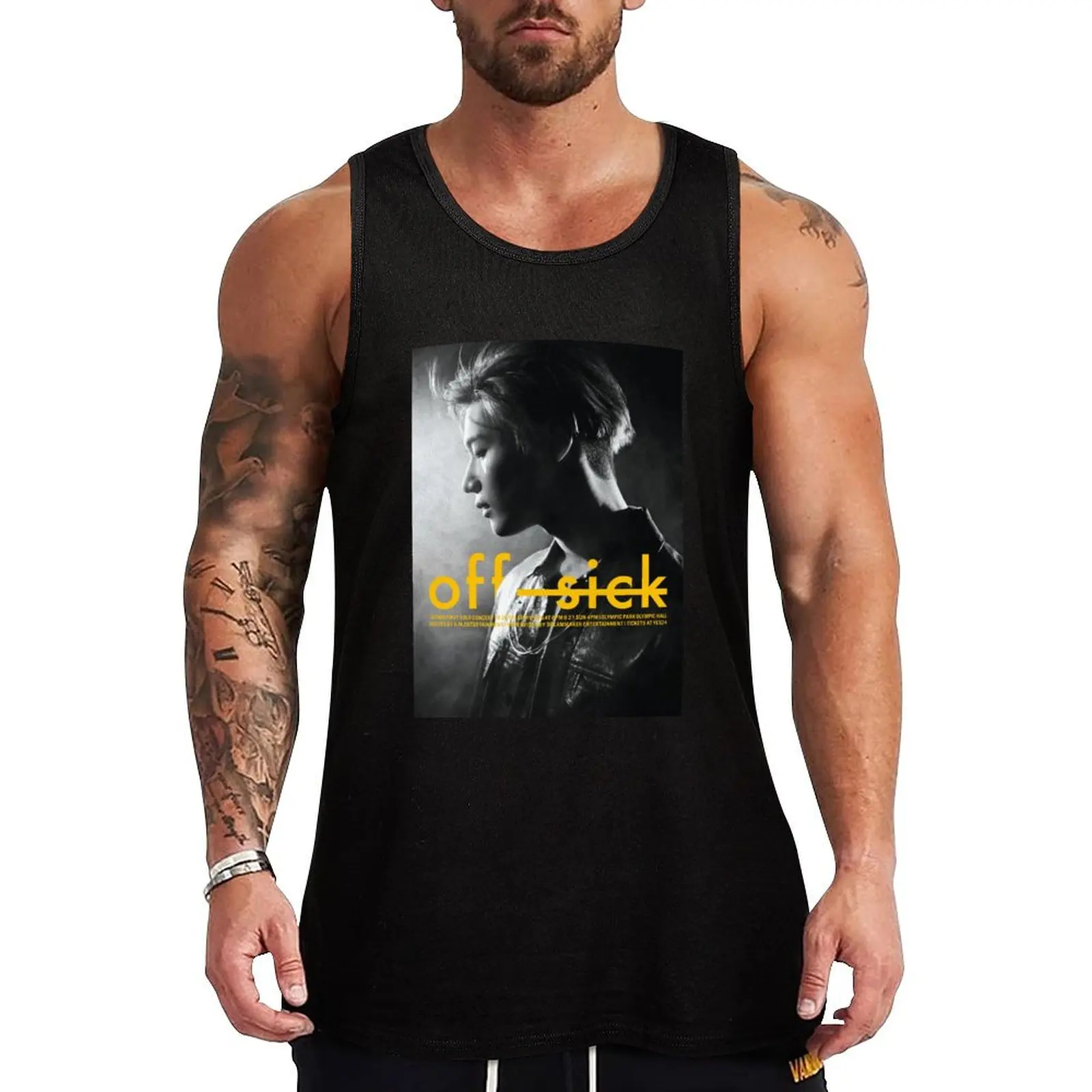 SHINee TAEMIN OFF SICK CONCERT POSTER майка аниме футболка для спортзала для фитнеса мужская футболка мужская одежда бренды