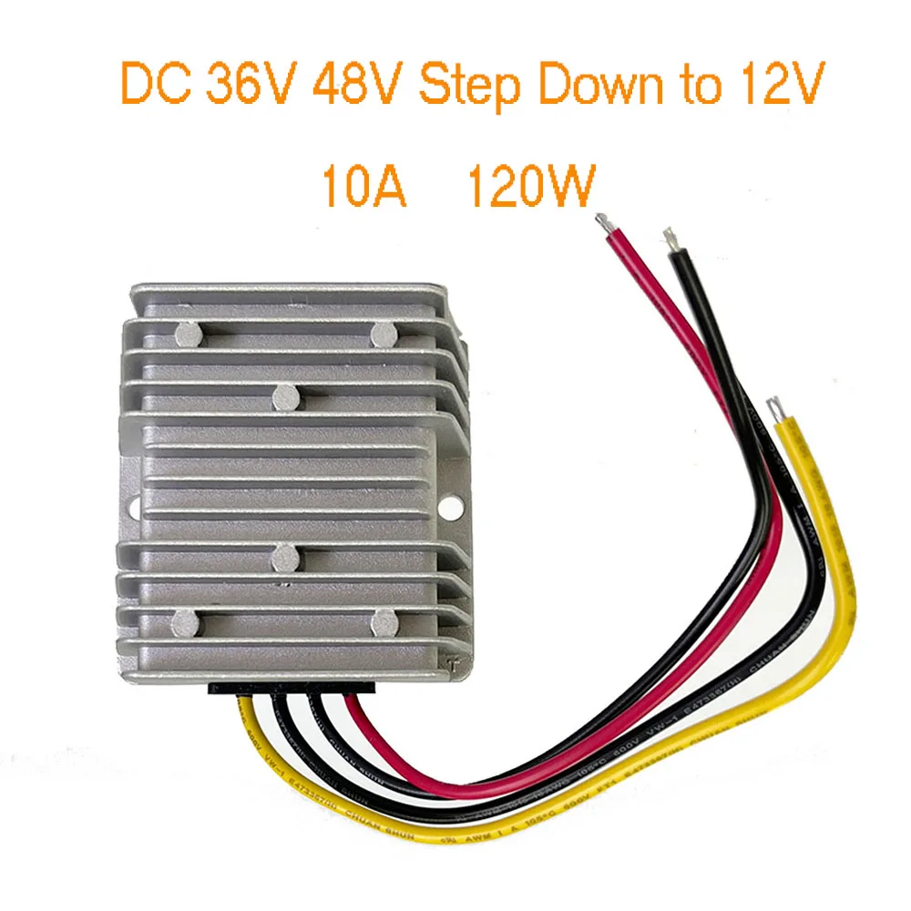 DC 36V 48V Step Down to 12V 10A 120W Voltage Reducer Regulator Power Converter