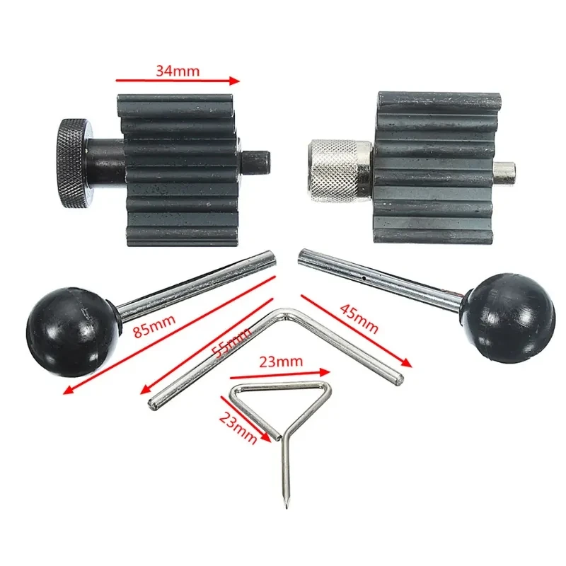 Uniwersalny samochodowy silnik wysokoprężny, zestaw narzędzi do blokowania korby krzywki, VW, AU-DI, T10050, T10100, 1.2, 1.4, 1.9, 2.0TDI, 6 Pcs,