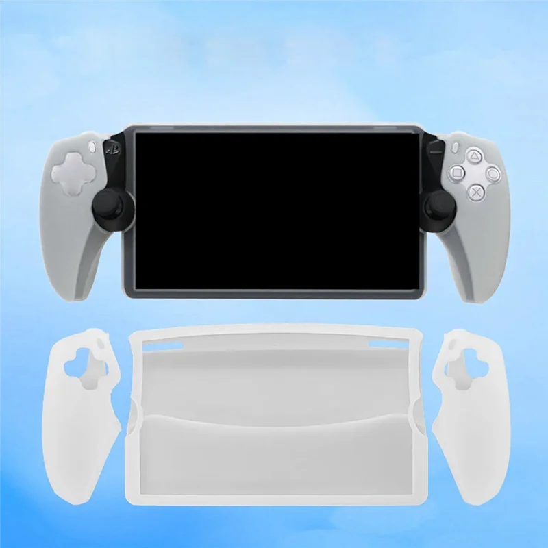 Funda de silicona de mano protectora de PC portátil para Playstation Portal para PS5 Portal Streaming funda protectora B