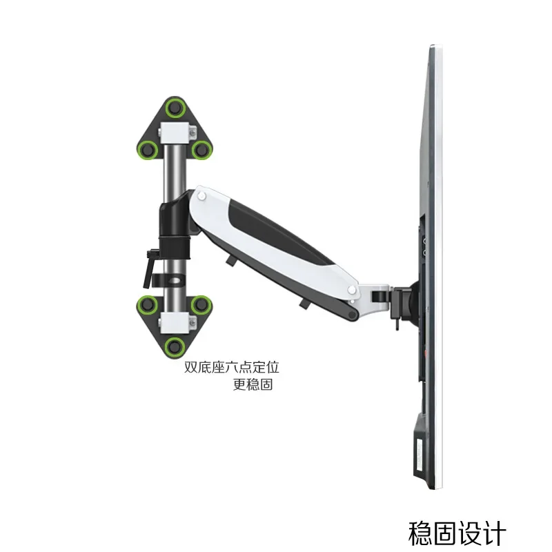 Suporte de parede para TV de 43 polegadas, prateleira universal de elevação e rotação para monitor de parede GST111W-300