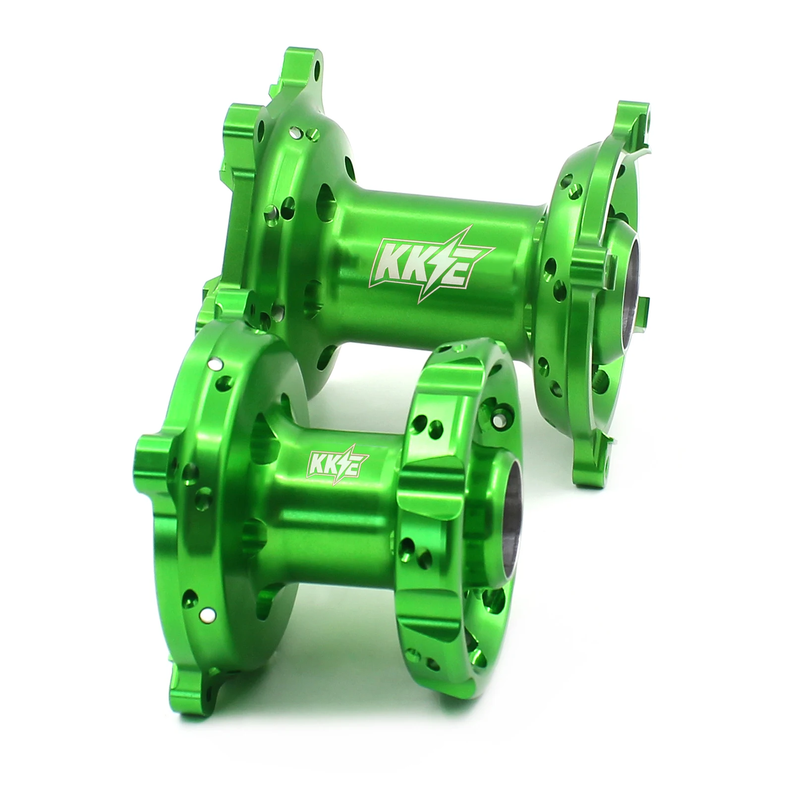 

KKE CNC Motorcycle Aluminium Alloy Aluminum Supermoto Hub Compatible with KAWASAKI KX250F KX450F 2006-2023 Green