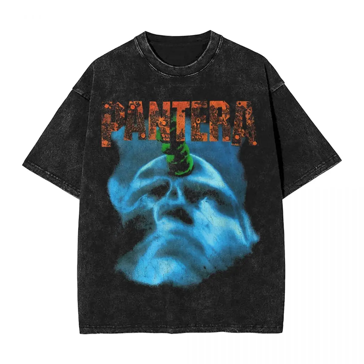 

Far Beyond Driven Metal Rock Washed T Shirts Streetwear Hip Hop T-Shirts Pantera Tees Short Sleeve Harajuku Graphic Printed