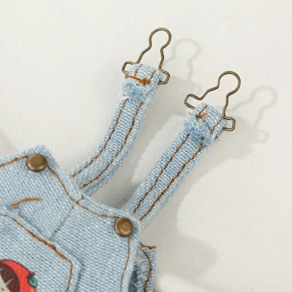 Multi-styles 1/12 Dolls  Trousers Overalls T-shirt Casual Pants Clothes Accessories Fashion Jeans