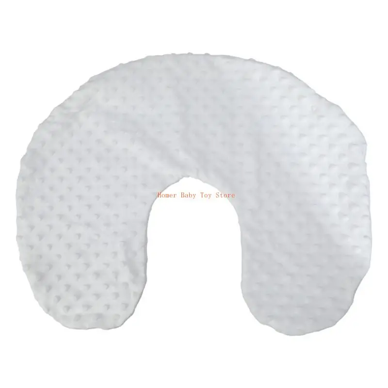 J0PF وسادة التمريض يغطي لينة التمريض المخدة الرضاعة الطبيعية وسادة غطاء حالة مريحة لدعم الطفل والراحة #4