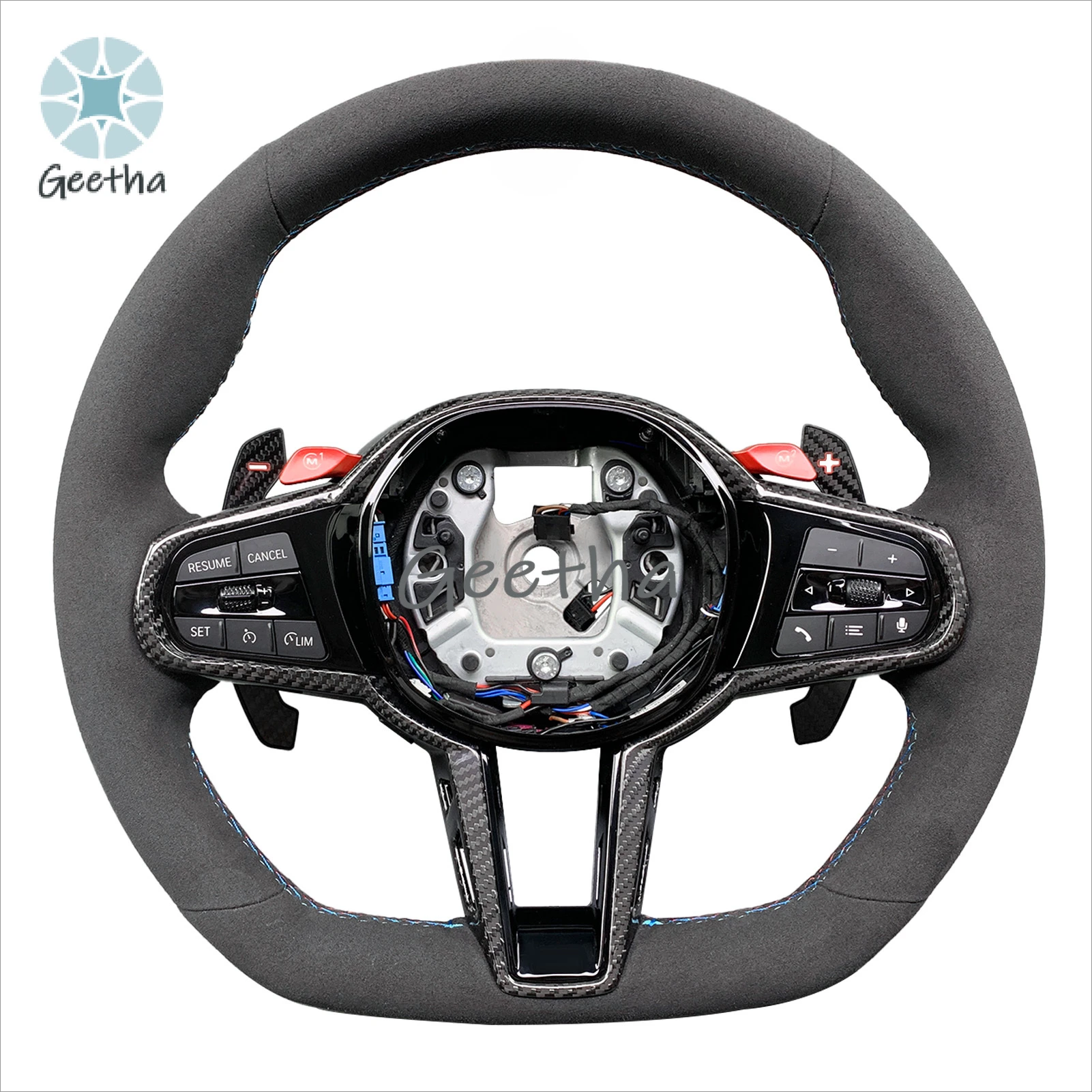 For Carbon Fiber Steering Wheel Customized for BMW 2 3 4 5 6 Series G20 G29 G22 G26 G30 G31 G01 G02 G05 G06 G14 G15 G80 2018-202