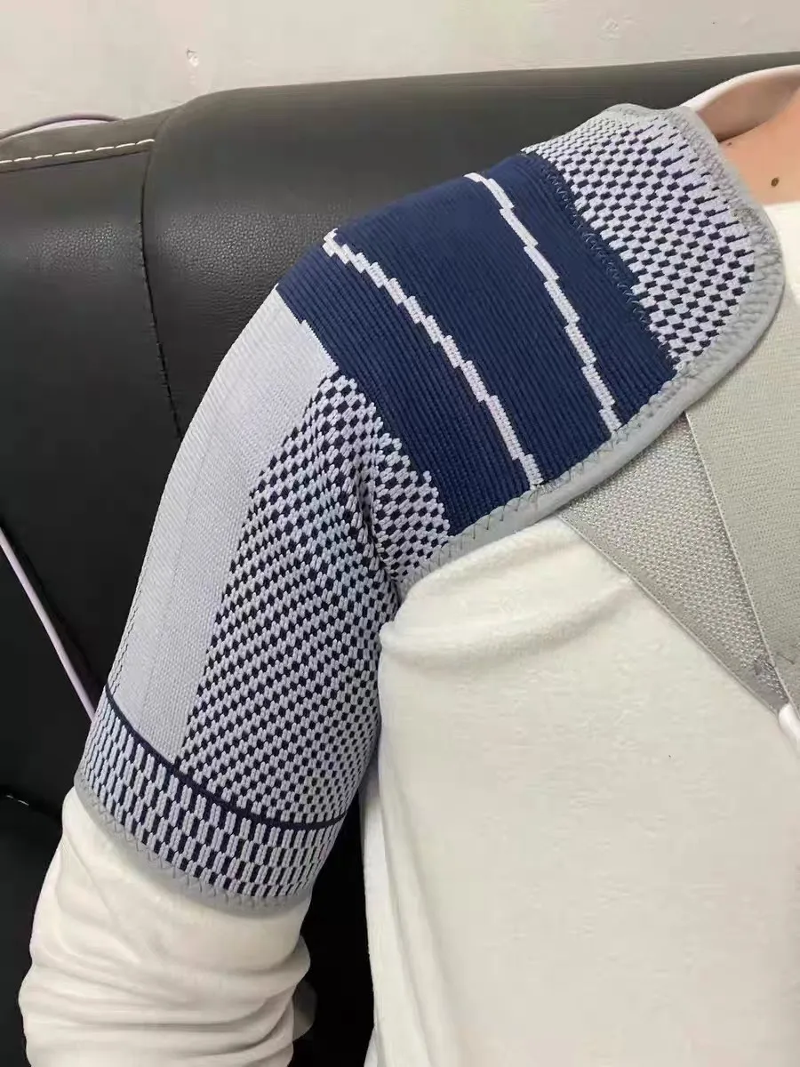 Protector de lesiones de manga de hombro deportivo para prevención de dislocación: Protector de hombro de baloncesto, bádminton y tenis de mesa