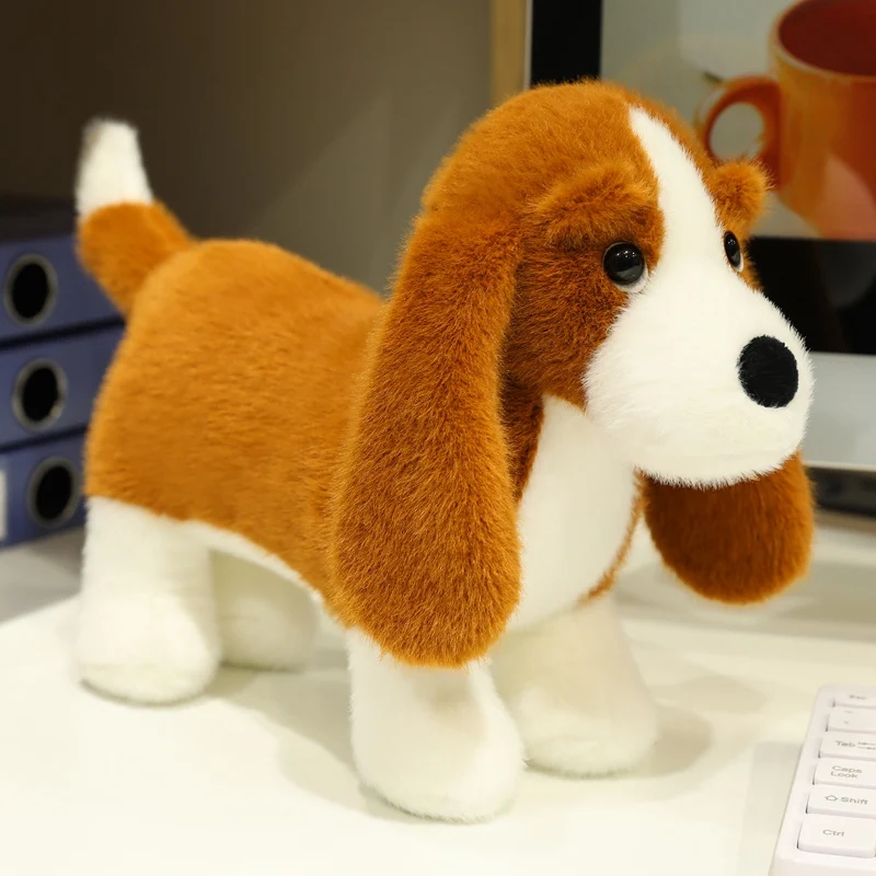 

Plu Toy hound Doll Long Ear Dog Comfort Toy Sausage Dog Soft Stuffed Toy Children's Gift Reatic Dog Doll PP Cotton Fi...