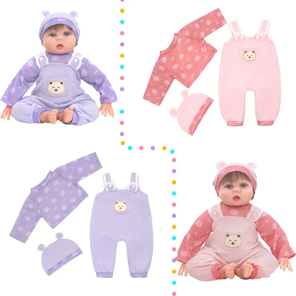 2025 New Lovely Jumpsuits For 20-22 Inch Baby Reborn Doll 50-55cm Doll Clothes And Accessories - Image 2