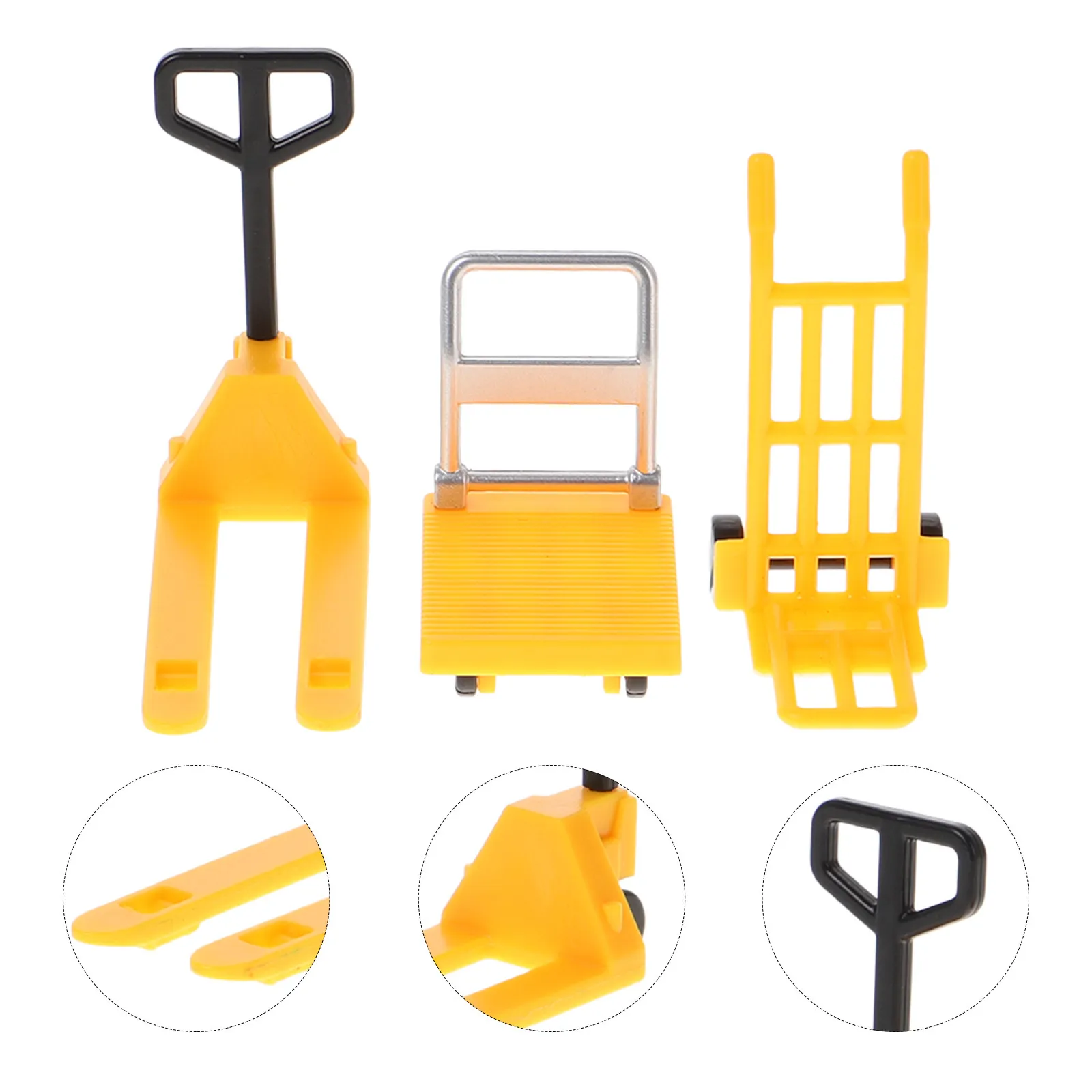 

Набор из 1 мини-транспортного средства: Детская прочная легкая ручная тележка-погрузчик, развивающая строительная техника для игр и развлечений