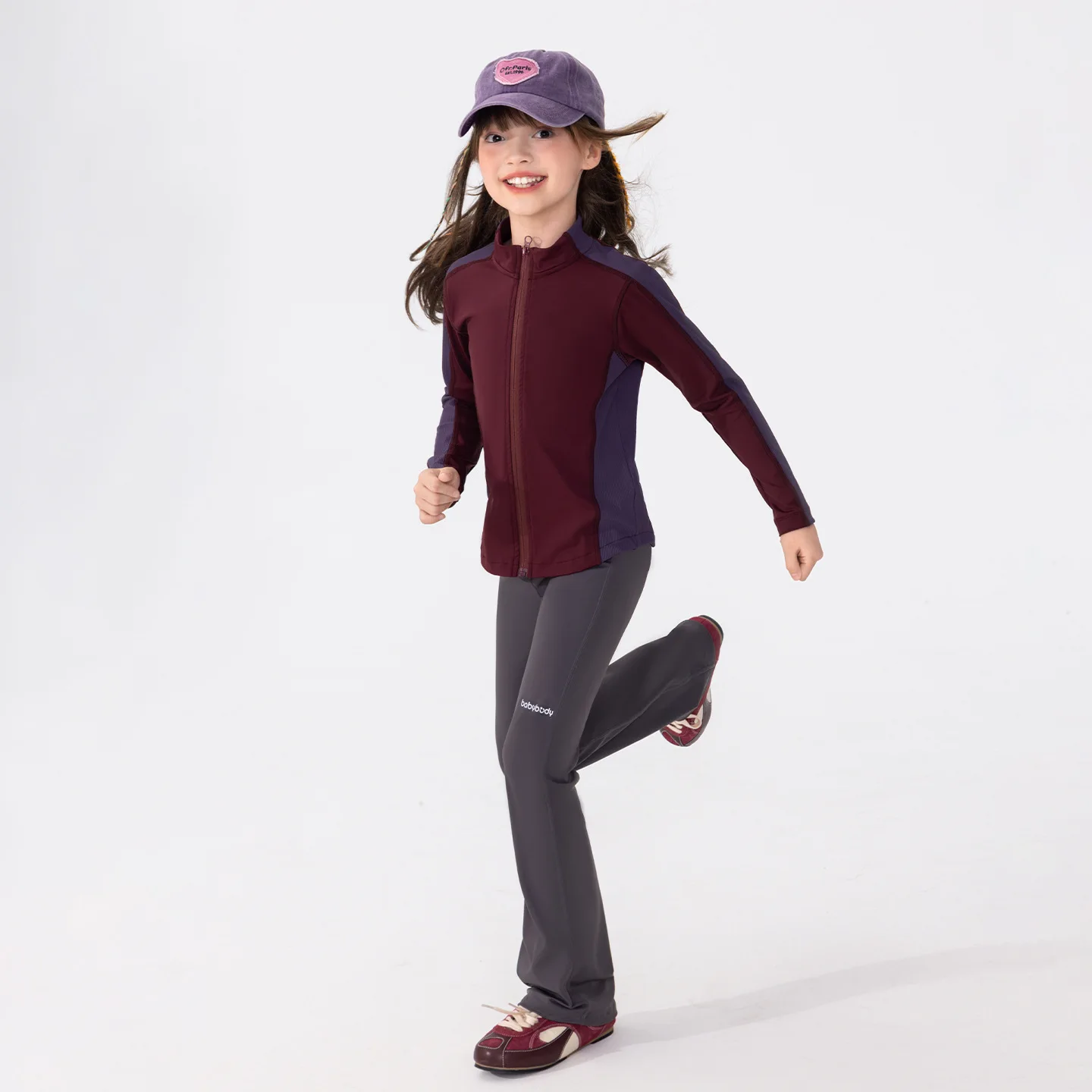 الخريف والشتاء الأطفال السراويل الفتيات المخملية عالية المرونة السراويل الرياضية متوهج السراويل 2025 الخريف الاتجاه الجديد #4