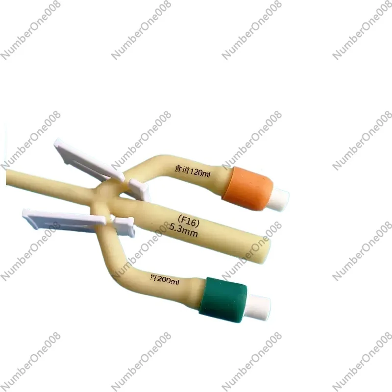 

Triple Lumen Gastric Tube, Disposable Sterile Latex Double Balloon Catheter for Hemostasis Stomach Esophageal Bleeding