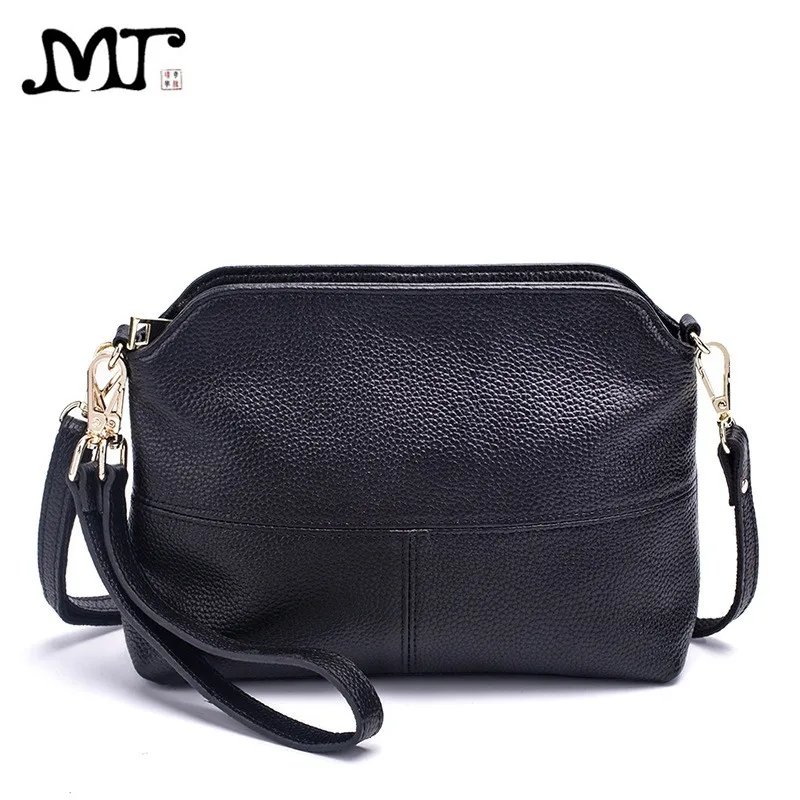 MJ Women Bags Fashion Genuine Leather Messenger Bag Small Cross Body Shoulder Bag Elegant Shell Bags Ladies Day Clutches