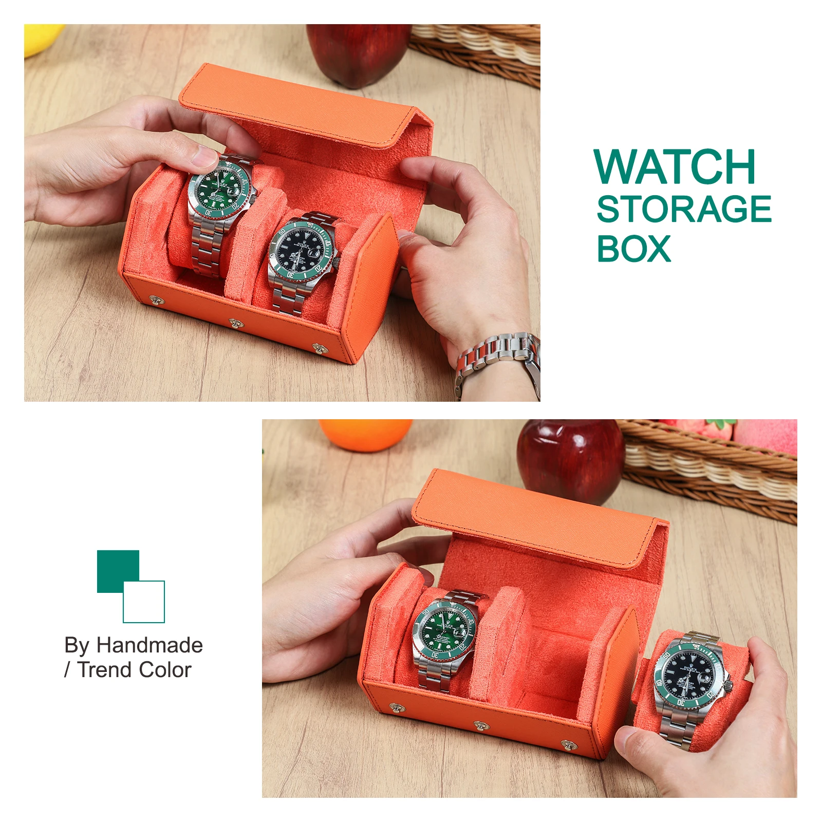 Saffiano lederen horlogerol op - Best Jewelry Watches recensie en prijs