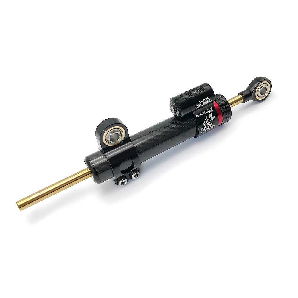 2025 For Dualtron Victor CNC Stabilizer Fiber Carbon Dampers Accessories Spare Parts Adjustable Electric Scooter Steering Damper view 2