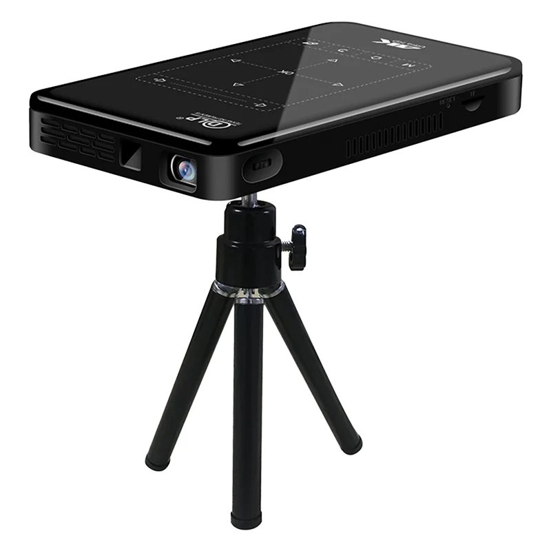 

Factory Direct P09 II Mini Portable Home DLP Full HD Projector Touch Keys Supports TF Card Android 9 Smart Projector