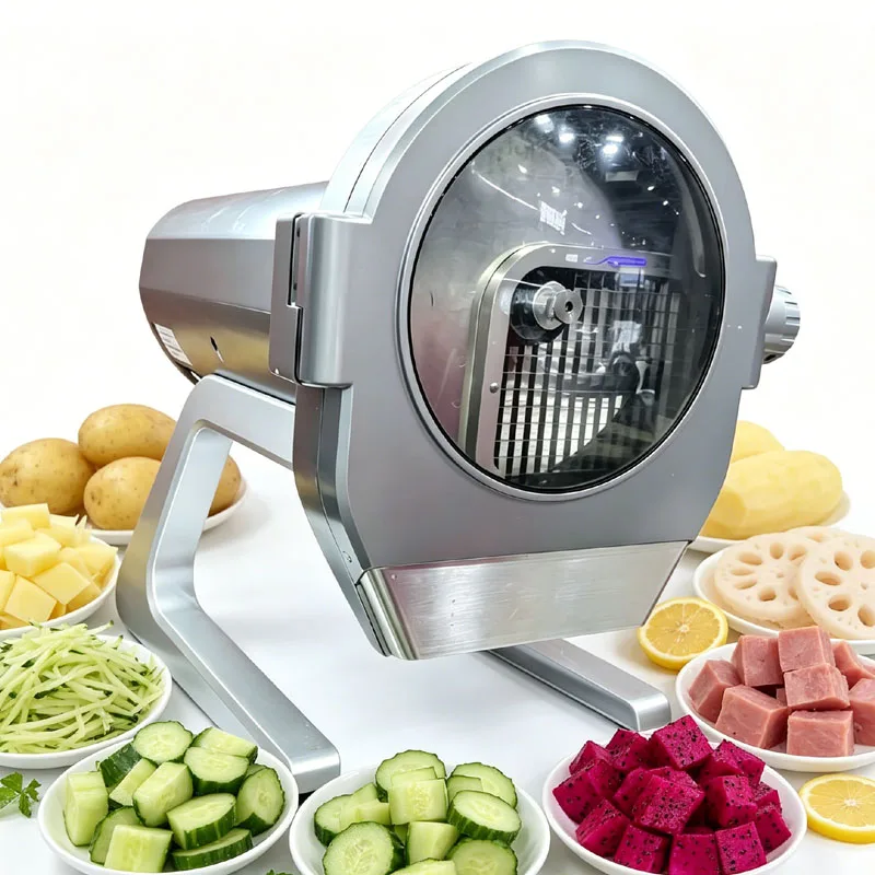 Commercial Automatic Vegetable Cutter Machine Electric Desktop Carrot Potato Melon Fruit Dice Shred Slice Machine