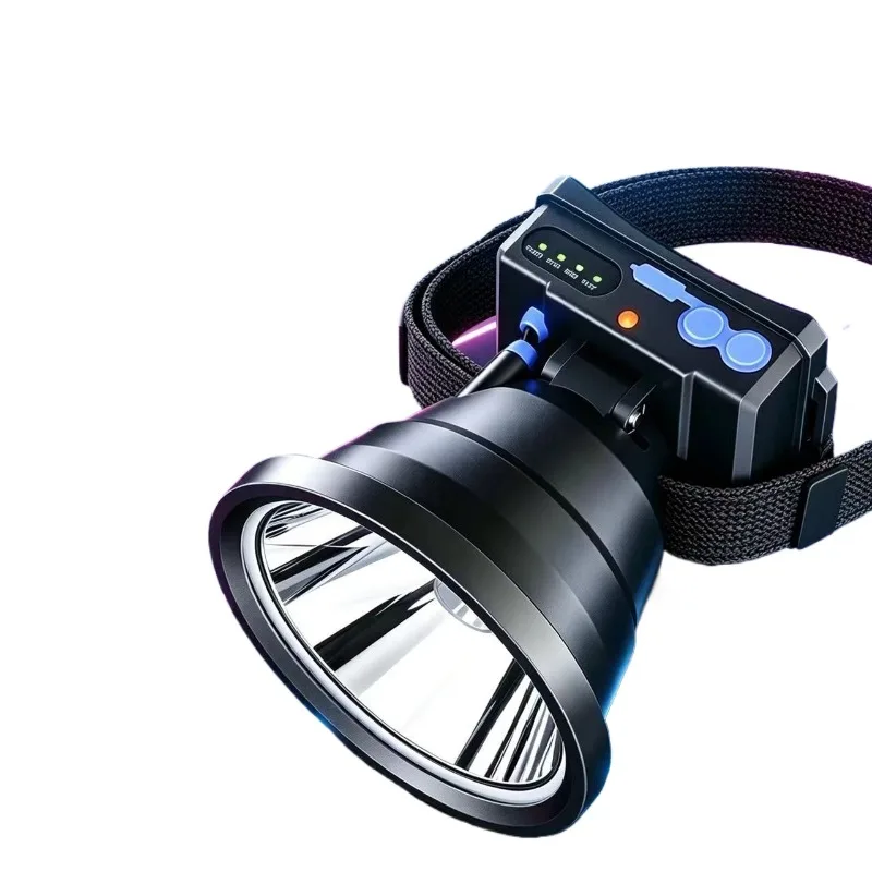 LED charging light strong light installation long battery life compact lightweight flashlight waterproof mining