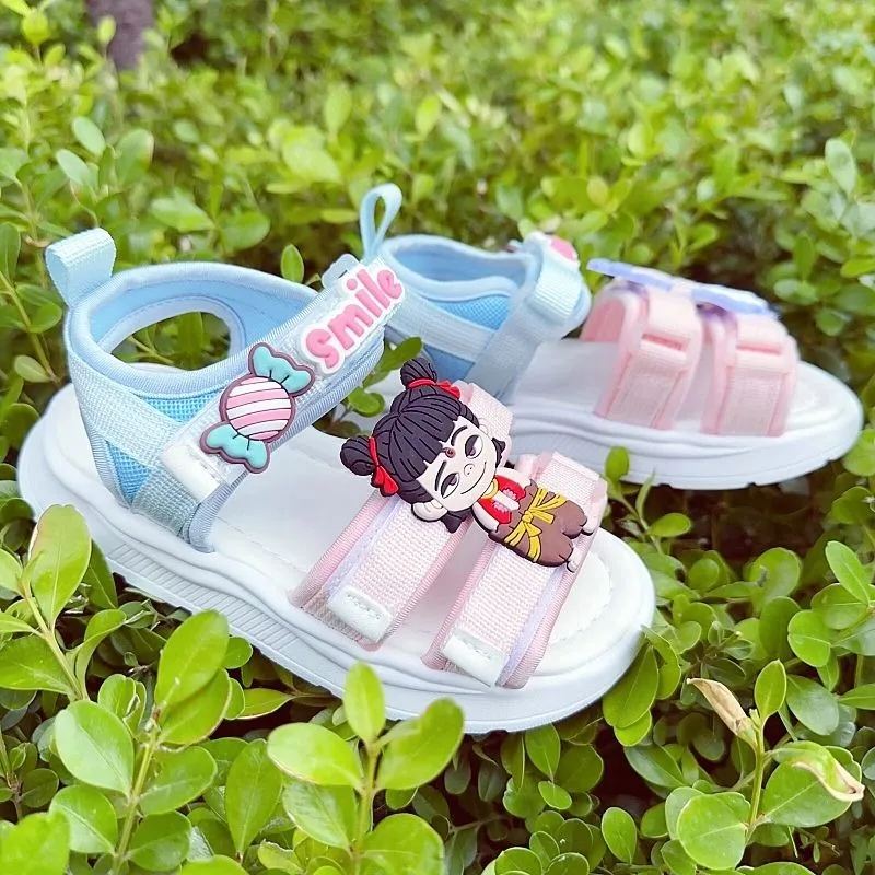 سينامورول بلدي ميلودي أنيمي Kawaii سانريو الأطفال النعال لطيف الكرتون 2025 الصنادل الرياضية أحذية هدايا غير رسمية للأطفال