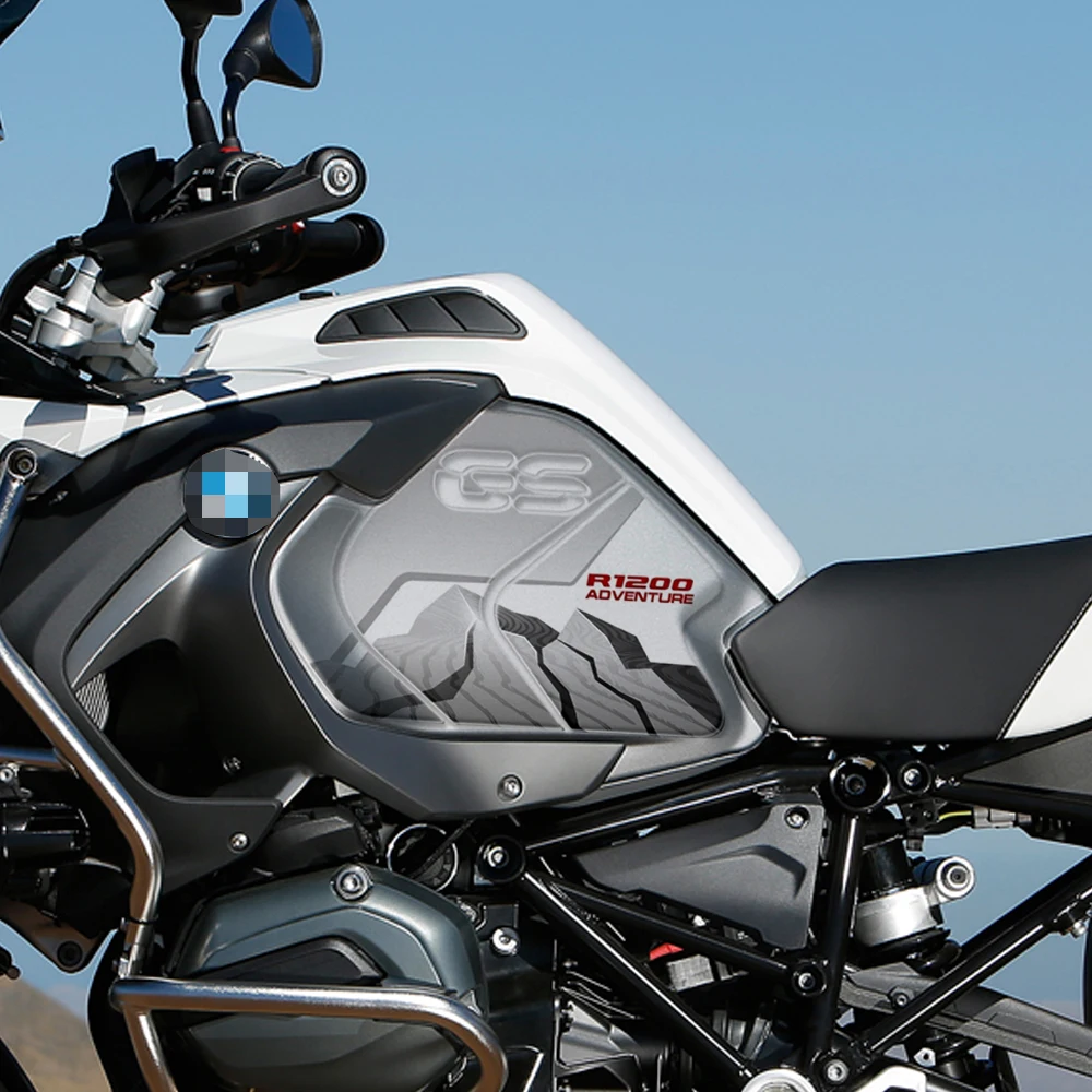 For R1200GS R 1200 GS ADV 2018-2023 3D Resin Sticker Waterproof Scratch-Resistant Motorcycle Side Tank Pad Protective Sticker
