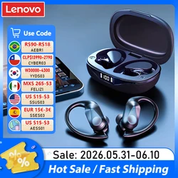 New Lenovo LP75 TWS Sports Earphones Bluetooth 5.3 Wireless Headphones Waterproof HiFi Stereo Noise Reduction Earbuds with Mics